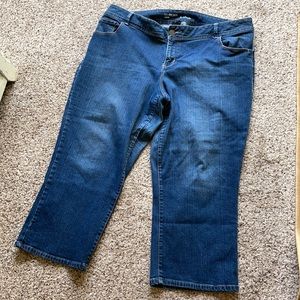 Lane Bryant Blue Capris